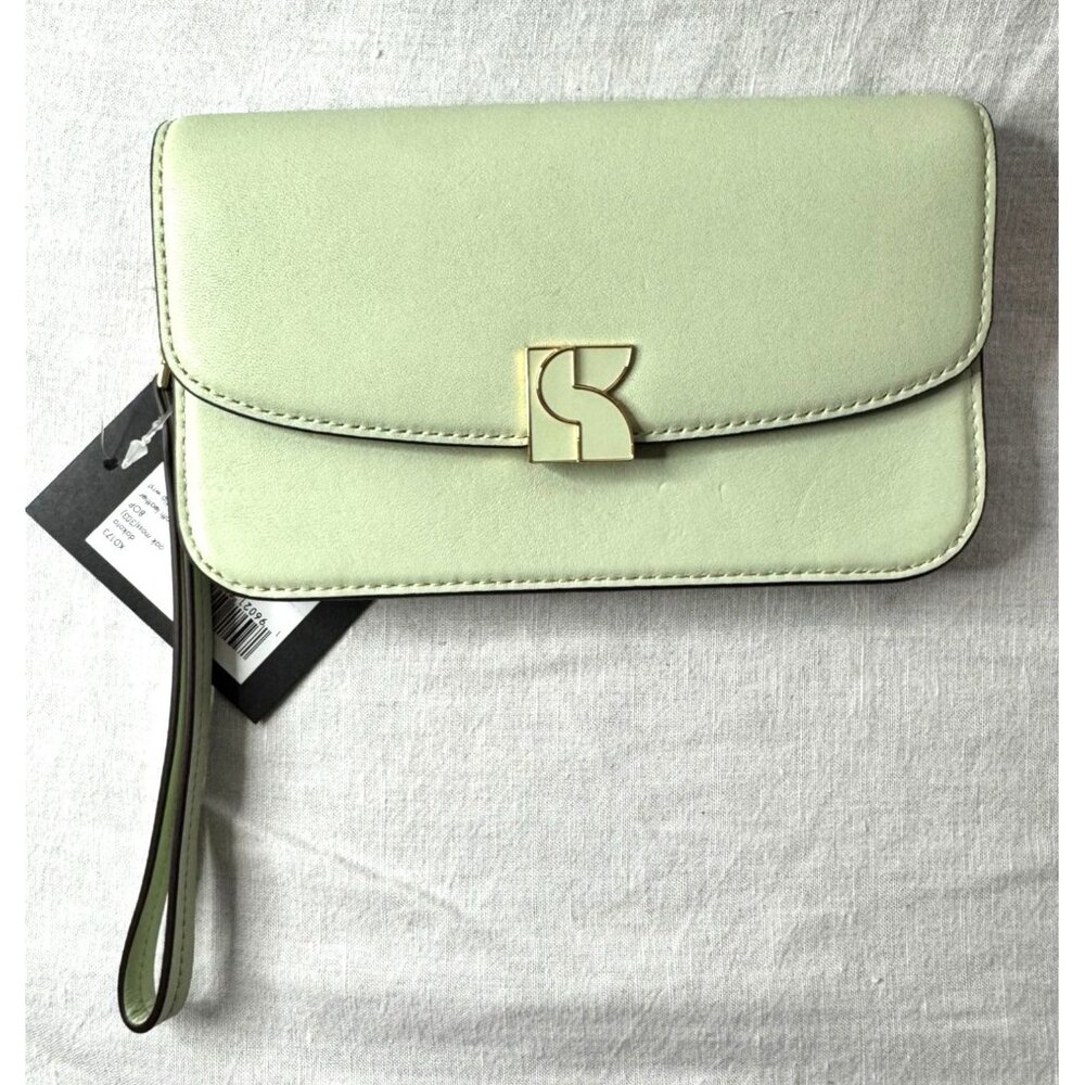 KATE SPADE DAKOTA OAK MOSS FLAP WRISTLET‎ KD173 $198